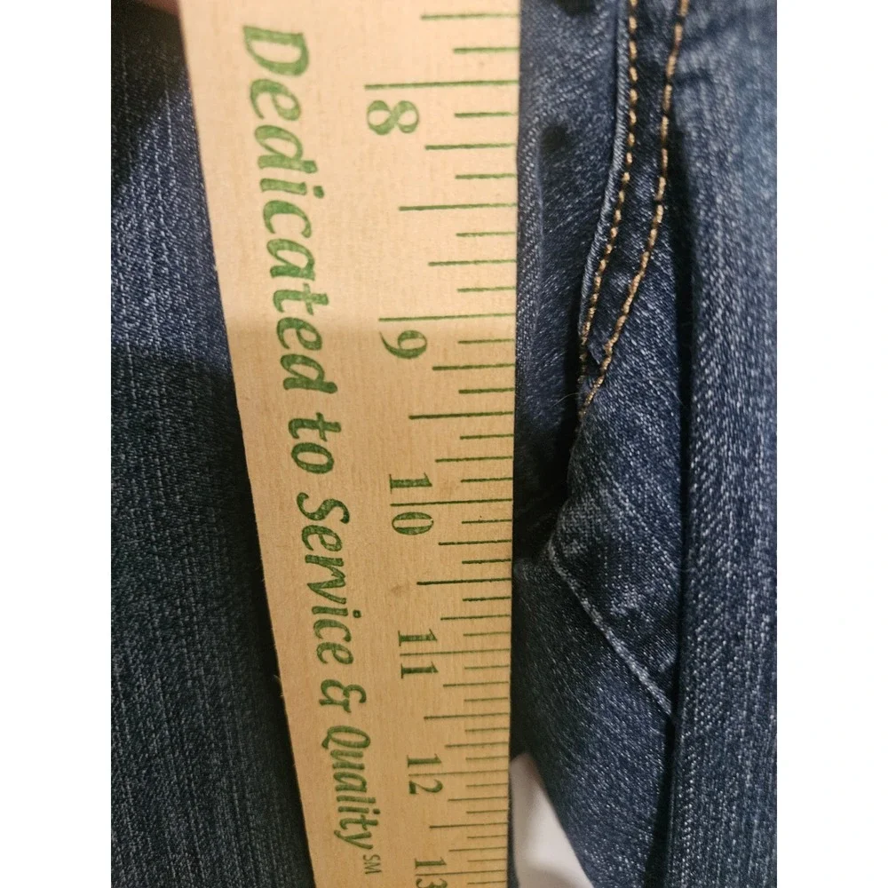 Democracy Ab'solution Straight Leg Jeans‎ Dark Wash Size 12 B1560Q4CD